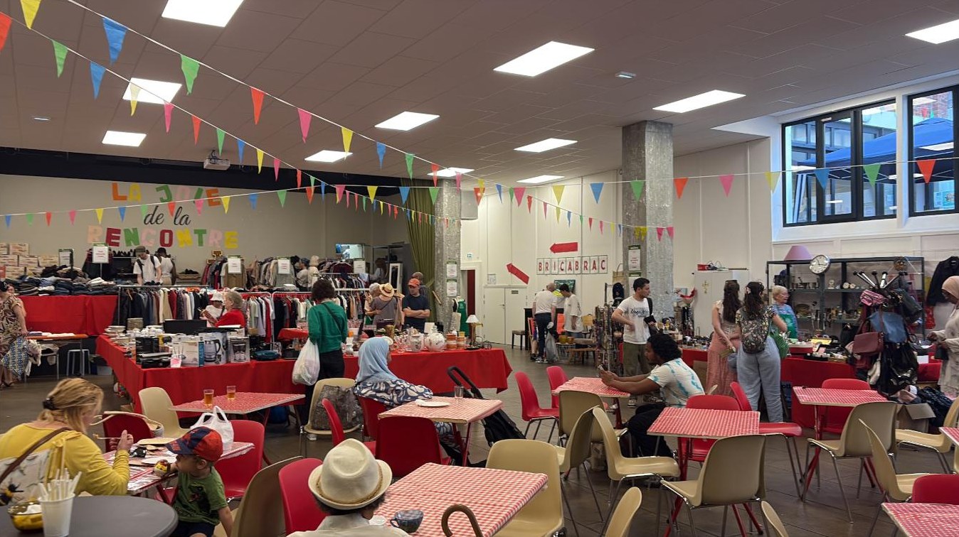 La brocante de la paroisse
