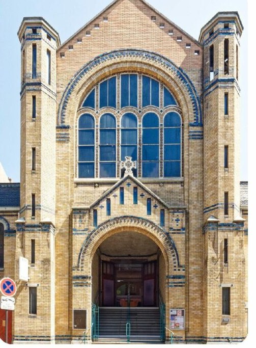 La façade de l’église Saint-Joseph des Épinettes