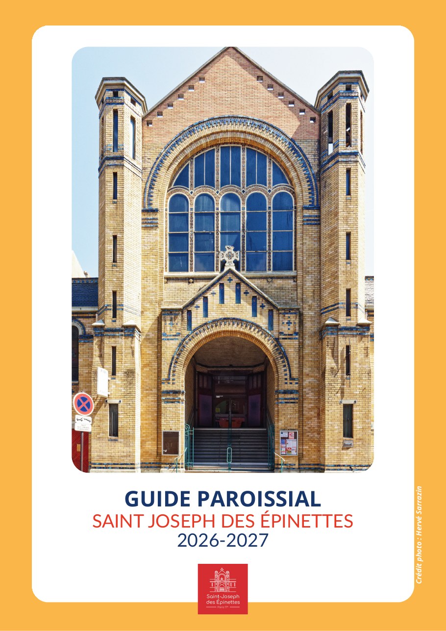 Couverture du guide paroissial 2026-2027